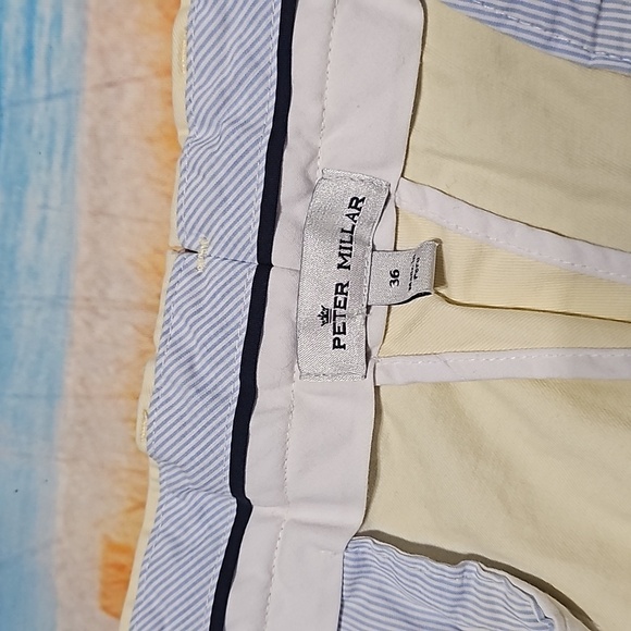 Peter Millar Yellow Pants Size 36x35 - Picture 2 of 4